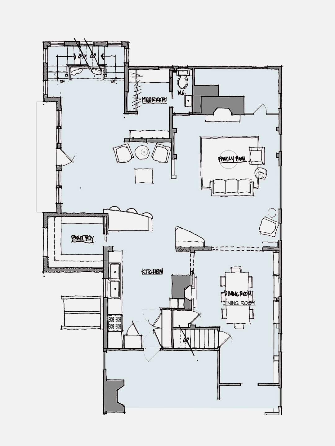 historic home floor plan
