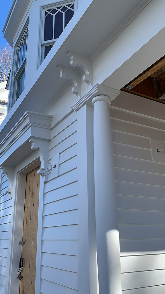 historic home restoration exterior detail